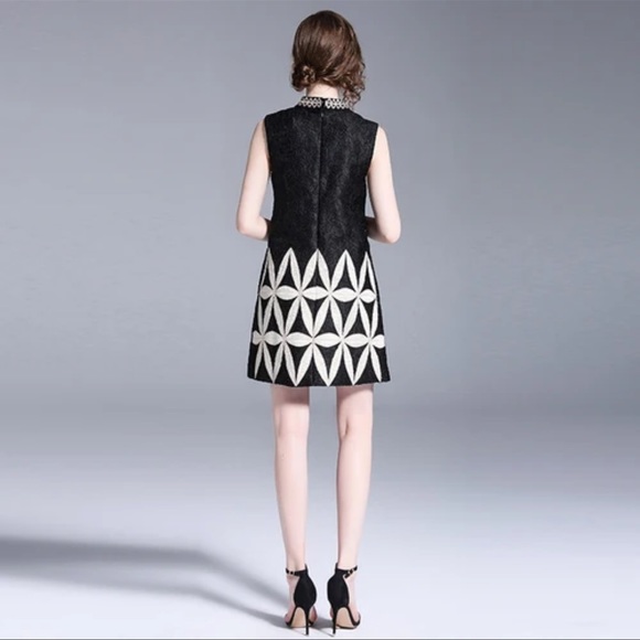 The Gerty Brocade Dress - Picture 3 of 11